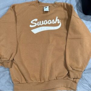 Nike Tan Crewneck Sweater